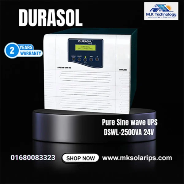 Durasol Pure Sine Wave UPS DSW2500/24V