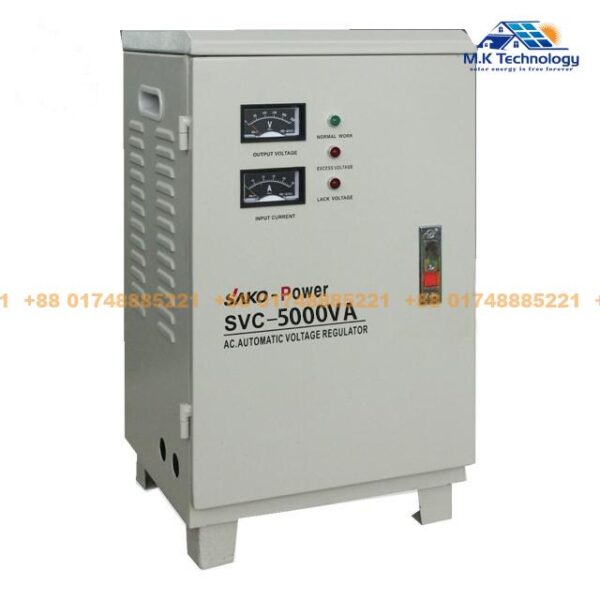 Sako-SVC 5KVA/5000VA Servo -AVR/Automatic Voltage Stabilizer Single Phase