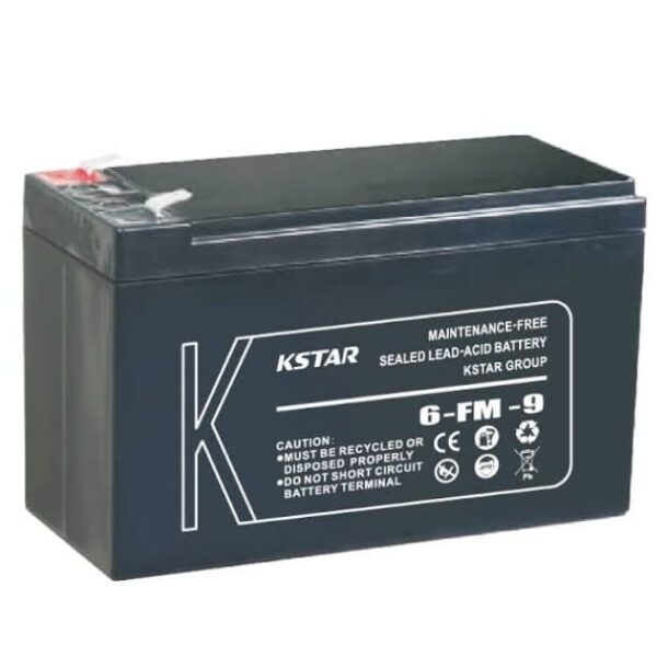 KSTAR 12V-9AH SMF Rechargeable UPS Battery