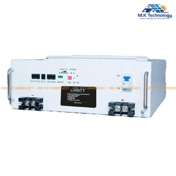 LiWatt 51.2V 100AH Lithium-ion Phosphate Battery